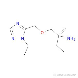 1 1 Ethyl 1H 1 2 4 Triazol 5 Yl Methoxy 2 Methylbutan 2 Amine