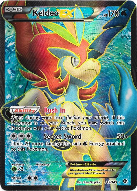 Pokemon Keldeo Card