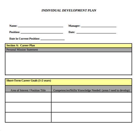 Free 14 Sample Development Plan Templates In Pdf Ms Word