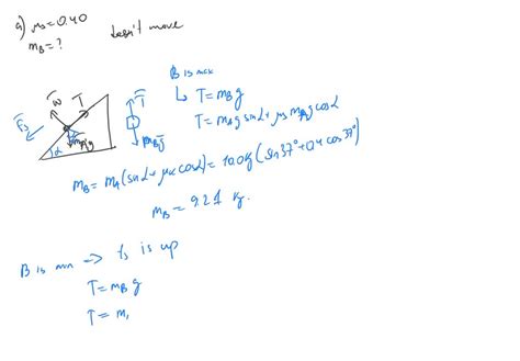 Solved Example A Ramp A Pulley And Two Boxes Box A Of Mass 10 0 Kg Rests On A Surface