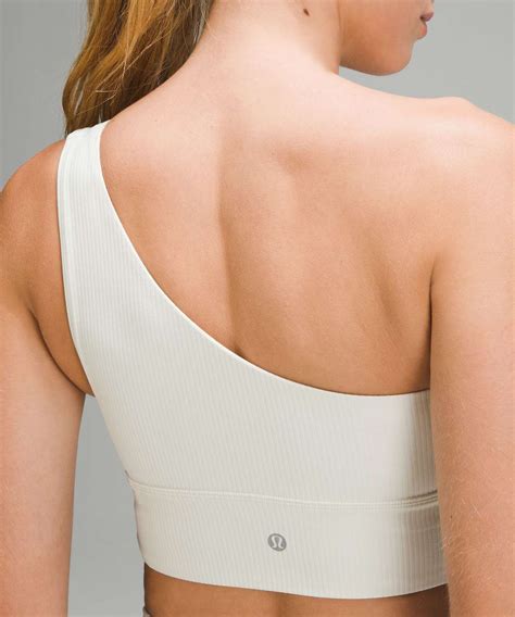 Lululemon Align Asymmetrical Ribbed Bra Light Support A B Cup Shine