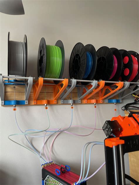 Wall Mounted Spool Holder MMU2S Von GuyH Kostenloses STL Modell