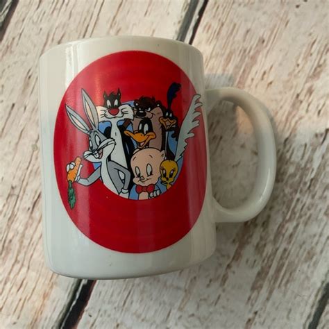 Warner Bros Dining 9s Looney Toons Warner Bros Thats All Folks Mug Poshmark