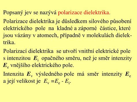 PPT VODIČ A IZOLANT V ELEKTRICKÉM POLI PowerPoint Presentation free