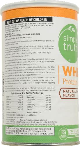 Simple Truth™ Chocolate Flavor Whey Protein Powder 174 Oz Qfc