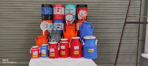 PANARA LLDPE PLASTIC ROTO MILK CAN Color ORANGE At Best Price In