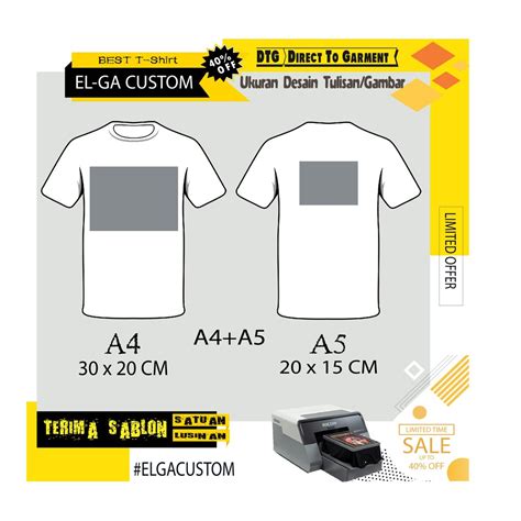 Jual Kaos Custom Sablon Kaos Satuan Sablon Dtf Sablon Suka Suka Ukuran