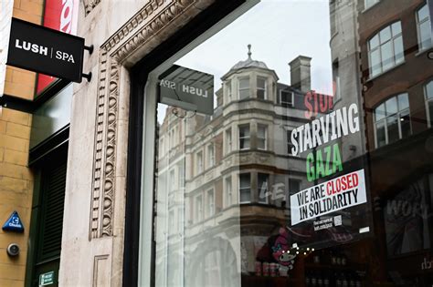 Lush shuts all UK stores, online shop in protest over Israel's Gaza war