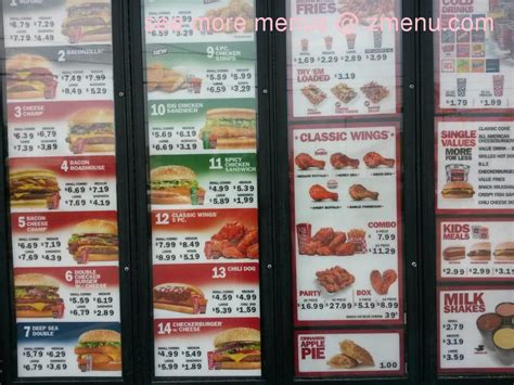 Online Menu of Checkers Restaurant, Augusta, Georgia, 30909 - Zmenu