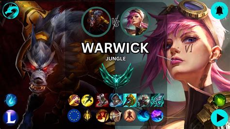 Warwick Jungle Gameplay Wednesday - Platinum 4 EUW - League Of Legends ...