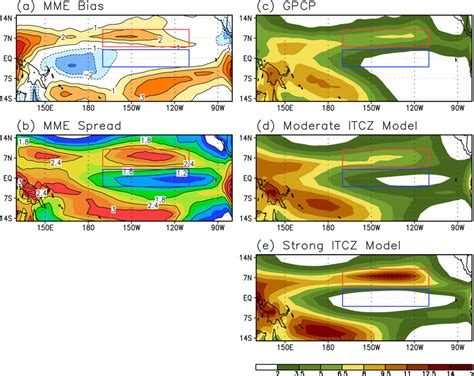 A Multi Model Ensemble Mme Bias Of Djf Precipitation B Standard Download Scientific