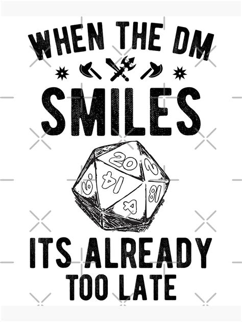 When The Dm Smiles Its Already Too Late Funny Rpg Games Sayings