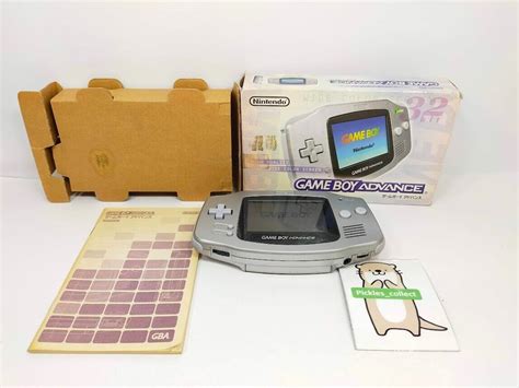 Nintendo Game Boy Advance Silver Agb 001 Console Wbox Tested Gba 0711c