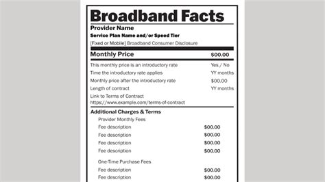 Broadband Nutrition Labels Help You Comparison Shop For Cable