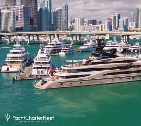 Video Superyacht Kismet Arrives At The Miami Yacht Show