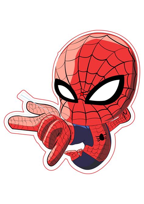 Homem Aranha Cute Spider Man Desenho Simples Marvel Comics Fundo