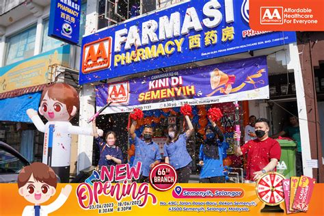 Grand Opening 66th Branch Aa Pharmacy Semenyih Selangor Aa