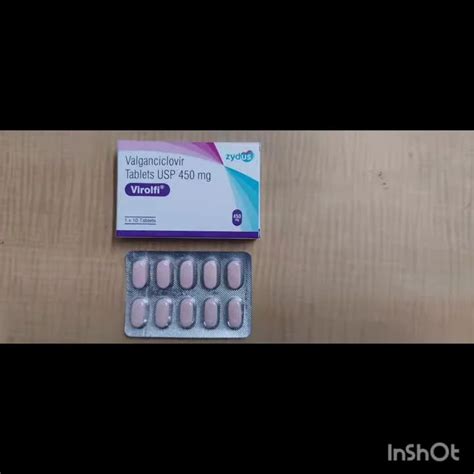 Virolfi Mg Valganciclovir Tablets Packaging Type Strips