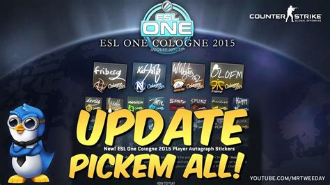 CS GO Update PICKEM ALL ESL One Cologne 2015 YouTube