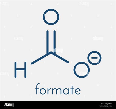 Formate Anion Chemical Structure Skeletal Formula Stock Vector Image And Art Alamy