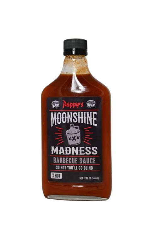 Pappys Moonshine Madness Barbeque Hot Sauce — Lost Objects Found Treasures