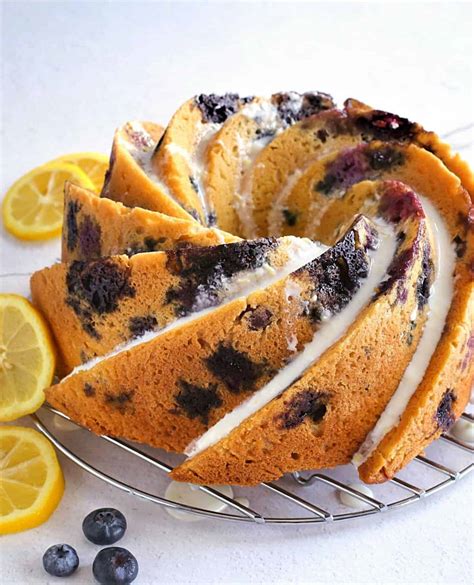 Lemon Blueberry Bundt Cake Shugary Sweets