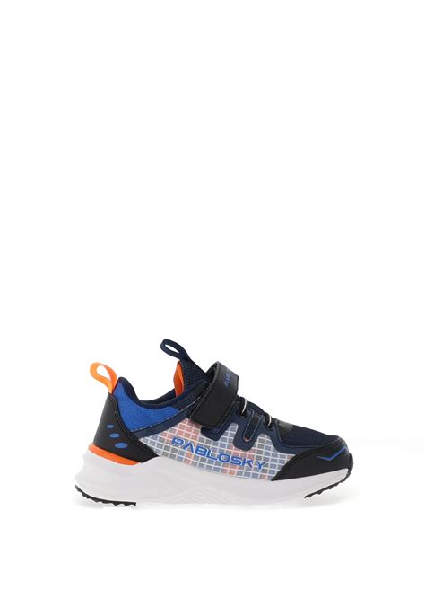 Pablosky Boys 977020 Casual Trainer, Navy - McElhinneys
