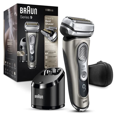 Braun Series 9 9385cc Electric Razor For Men Waterproof Foil Shaver