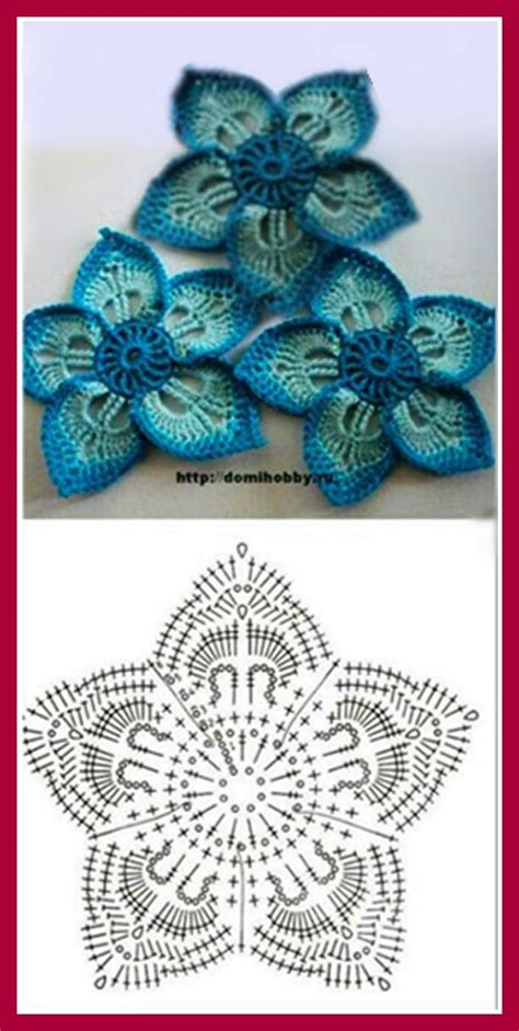 Patrones De Flores Al Crochet Diy Paso A Paso Flores A Crochet