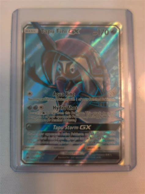 Mavin Pokemon Tapu Fini Gx Full Art Ultra Rare Card