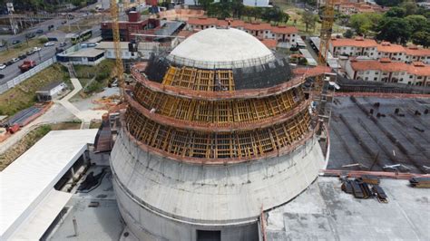 Catedral Cristo Rei Obras Avan Am Mais Uma Concretagem