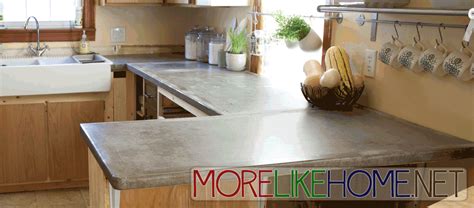 More Like Home: DIY Concrete Countertops - The Tutorial!