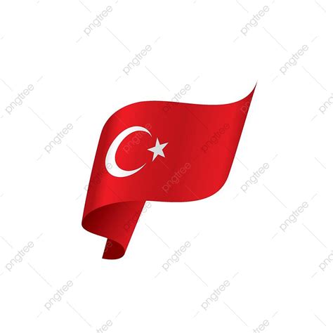 Turkey Flag Vector Turkish Illustration Isolated Wave Istanbul PNG