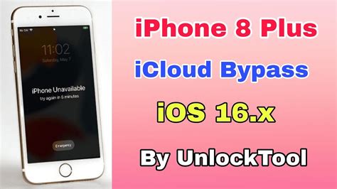 Iphone Plus Icloud Bypass Full Sim By Unlocktool Youtube