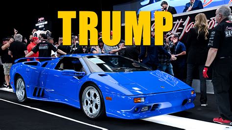 Donald Trumps Old Lamborghini Diablo Sold For 1 1M Setting New Record