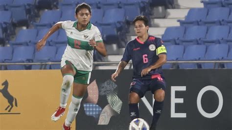 Hasil Timnas Putri Indonesia Vs Singapura Menang Telak 5 1