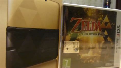 The Legend Of Zelda A Link Between Worlds 3ds Xl Bundle Unboxing Ita Youtube