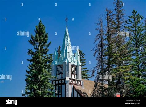 St Paul S Presbyterian Church Banff Alberta Stock Photo Alamy