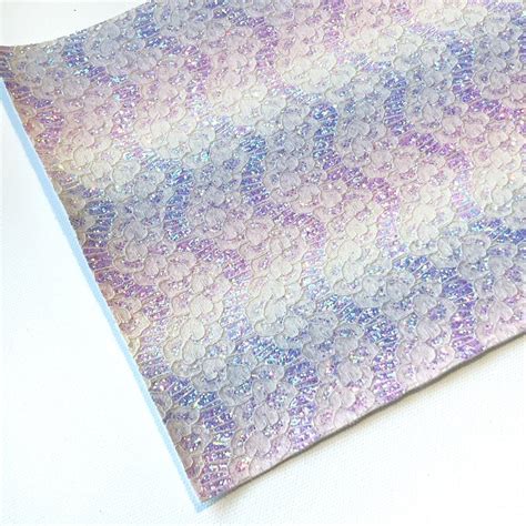 Purple Ombre Lace Glitter Sheet — Love Safiya Craft Supplies