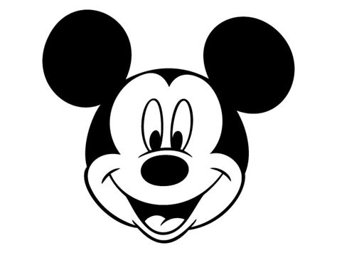 Mickey Mouse Head Outline - Cliparts.co