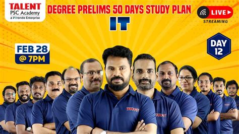 Degree Prelims Days Study Plan It Talent Academy Degree Level