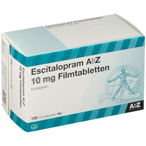 Escitalopram Abz 10 Mg 100 St Mit Dem E Rezept Kaufen Shop Apotheke