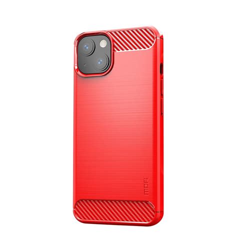 Mofi Gentleness Series Brushed Texture Carbon Fiber Soft Tpu Case For