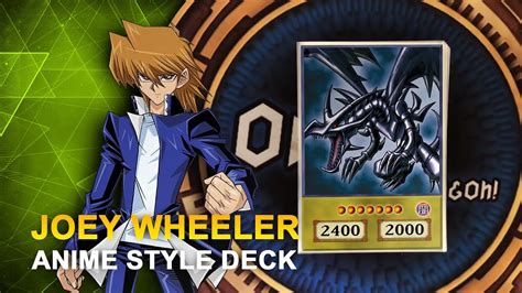 Yu Gi Oh Joey Wheeler Version Ii Anime Style Orica Deck Youtube