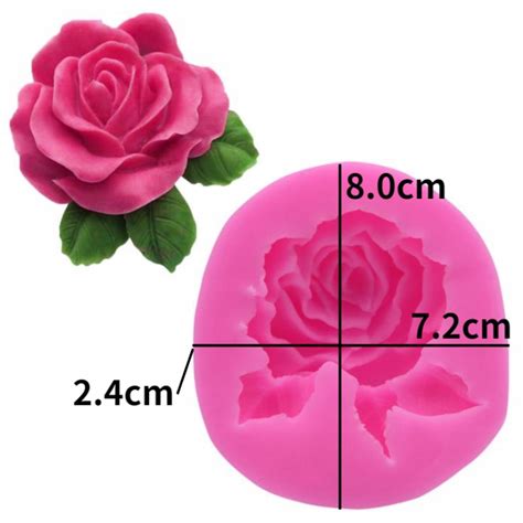 3D silikonowe do mydła formy Diy Love Heart Rose 14050190438 Allegro pl