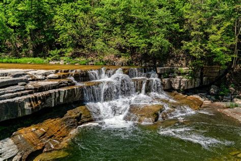 Taughannock Falls State Park Stock Photo Image Of Creek Forest