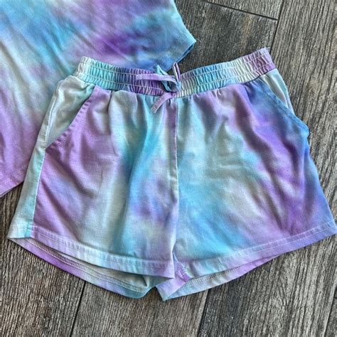 Shein Matching Sets Shein Tie Dye Shorts Set Poshmark