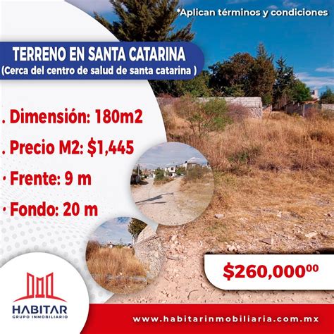 Venta Lote De Terreno En Ampliaci N Santa Catarina Puebla Municipio