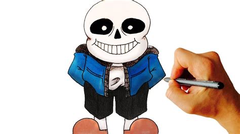 How To Draw Sans From Undertale Easy Step By Step Drawing Lesson Step