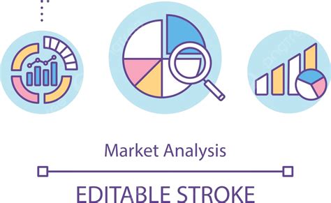 Market Analysis Concept Icon Money Financial Demand Vector Money